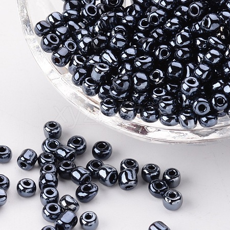 6/0 Glass Seed Beads SEED-US0003-4mm-129-1