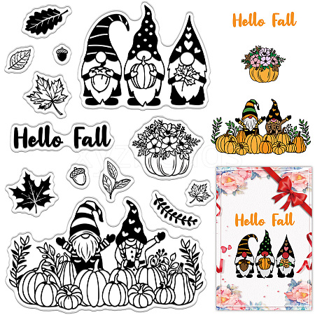 Custom PVC Plastic Clear Stamps DIY-WH0439-0436-1