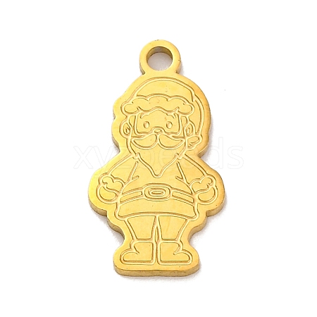 Christmas Theme 201 Stainless Steel Pendants LS-STAS-Q015-13G-01-1