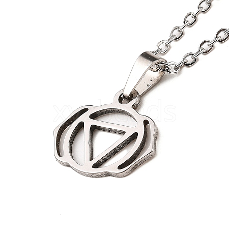 Non-Tarnish Stainless Steel Pendants Necklaces NJEW-K267-01H-P-1