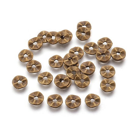 Tibetan Style Wavy Spacer Beads LS-TIBEB-A101871-AB-LF-1