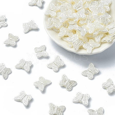 ABS Plastic Imitation Pearl Beads OACR-YW0001-85D-1