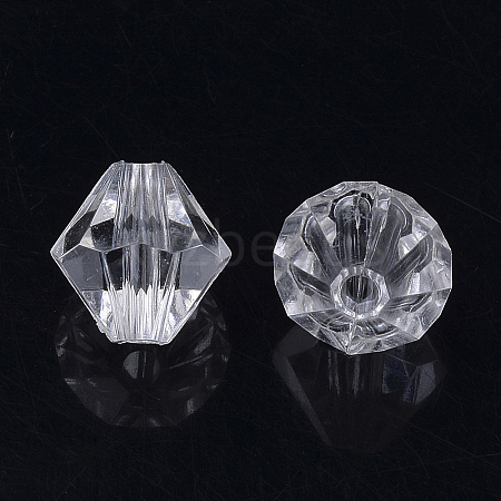 Transparent Acrylic Beads X1-TACR-S146-4mm-01-1