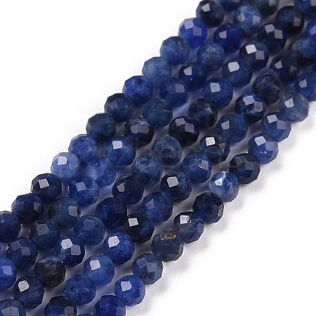 Natural Sodalite Beads Strands X-G-C009-A07-1
