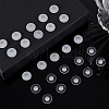 30Pcs Silicone Ear Nuts SIL-BBC0001-04B-4