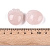 Natural Rose Quartz Footprint Figurines DJEW-N003-02I-3