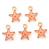 Alloy Enamel Charms ENAM-S121-028D-2