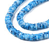 Handmade Polymer Clay Beads Strands CLAY-R089-6mm-163-3