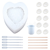 SUNNYCLUE Heart Jewelry Tray Silicone Molds DIY-SC0010-30-1
