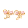 Brass Micro Pave Cubic Zirconia Charms KK-S389-03G-01-1