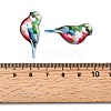 2Pcs Transparent Epoxy Resin Pendants RESI-A044-03C-3