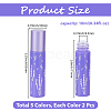 10Pcs 5 Colors Glass Roller Ball Bottles CON-GF0001-21-2