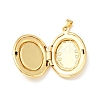 Rack Plating Brass Locket Pendants KK-C242-03G-5