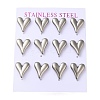 Non-Tarnish 304 Stainless Steel Stud Earring EJEW-C099-04P-1