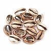 Electroplated Sea Shell Beads SSHEL-S258-06E-1