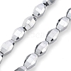 Electroplate Transparent Glass Beads Strands EGLA-M032-03A-FP02-1