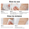 10Pcs Transfer Sticker Proof Removable Temporary Tattoos Stickers DIY-SP0003-65A-02-4