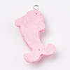 Handmade Polymer Clay Pendants X-CLAY-T012-19-2