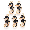 Alloy Enamel Pendants ENAM-S121-037B-2