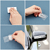 SUPERFINDINGS 4 Sets 4 Style Waterproof Reflective PET Car Stickers DIY-FH0003-68-2