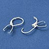 Ion Plating(IP)  304 Stainless Steel Leverback Earring Findings STAS-U025-01S-02-2