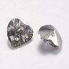 Faceted Glass Rhinestone Charms RGLA-F054-6x6-215-2