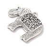 Tibetan Style Alloy Elephant Big Pendants TIBEP-Q043-280-RS-2