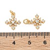 SHEGRACE Brass Micro Pave Cubic Zirconia Pendants XGRQ3D032-487G-3