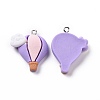 Opaque Resin Pendants RESI-M028-03A-2