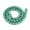 Electroplate Opaque Glass Beads Strands GLAA-T032-P8mm-AB12A-2