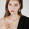 6Pcs Brass Locket Pendants KK-BBC0015-50-5
