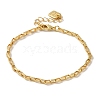 Rack Plating Brass Cardano Chain Bracelets for Women BJEW-H607-02G-1