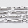 Tarnish Resistant 304 Stainless Steel link Chains CHS-K007-08P-1