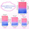 100Pcs 4 Styles PET Zipper Bags OPP-TA0001-19C-4