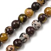 Natural Cherry Blossom Jasper Beads Strands G-C079-A02-03-1