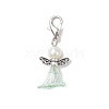 Acrylic Angel Pendant Decorations HJEW-JM02865-01-4