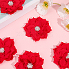 Polyester & Rhinestones Ornament Accessories DIY-WH20063-015B-7