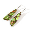 Bohemian Natural Imperial Jasper Pendant Dangle Earrings PN0029-1-1