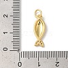 Rack Plating Brass Clear Cubic Zirconia Pendants KK-Z056-33G-01-3