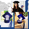 4Pcs Doctoral Hat Shaped Velvet Jewelry Ring Storage Boxes CON-SC0001-18B-5