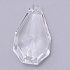 Transparent Glass Big Pendants GLAA-WH0022-28-1