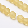 Transparent Glass Beads Strands X-GLAA-Q064-11-8mm-3