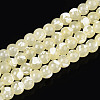 Baking Paint Glass Beads Strands DGLA-N015-4mm-08-1