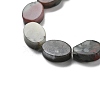 Natural Bloodstone Beads Strands G-P559-B17-01-3