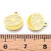 304 Stainless Steel Enamel Charms STAS-T065-56G-02-3