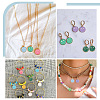 52Pcs 13 Colors Alloy Enamel Charms PALLOY-AB00179-5