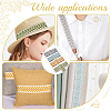 20M 4 Colors Polyester Jacquard Ribbons SRIB-OC0001-09-5