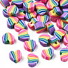 Handmade Polymer Clay Beads X1-CLAY-Q252-01-1