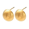 304 Stainless Steel Stud Earrings EJEW-G423-05G-4