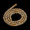 Heated Natural Citrine Beads Strands GG-CBA77FB-B10-4mm-5